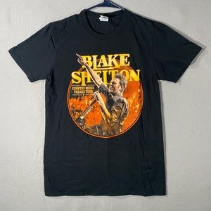 Blake Shelton Country Music Freaks 2018 Tour Black T Shirt Mens Size Small